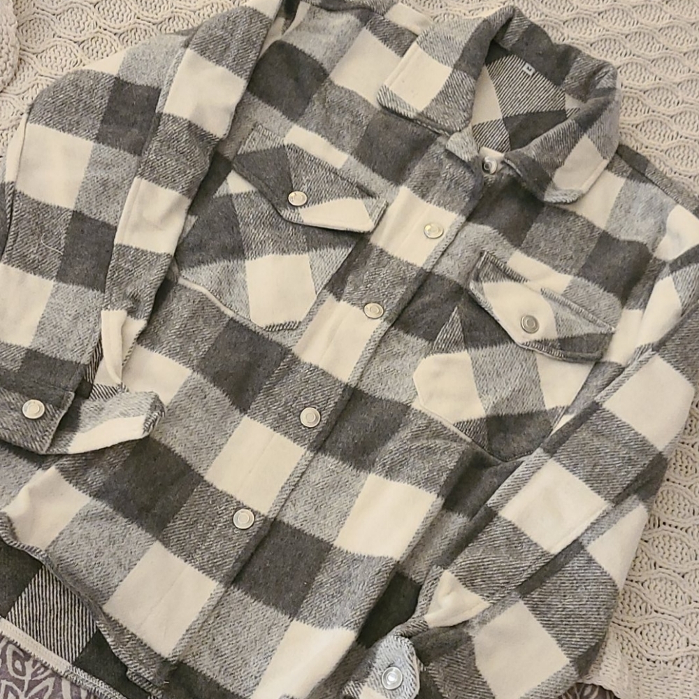 Shein Buffalo Plaid Shacket